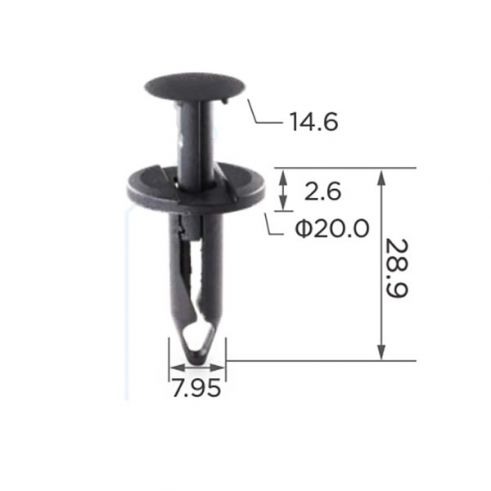 Клипса Ford 103946 Audi VW 8E0825267 W708530-S300 Renault 7701049271 GM 11518017 Клипса Ford 103946 Audi VW 8E0825267 W708530-S300 Renault 7701049271 GM 11518017
