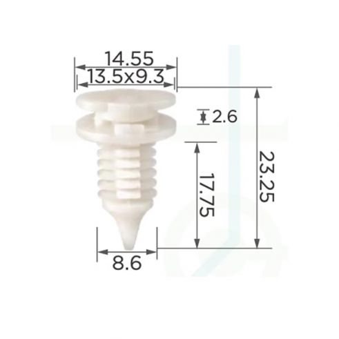 Клипса обшивки Chrysler 6013122 GM 20298365