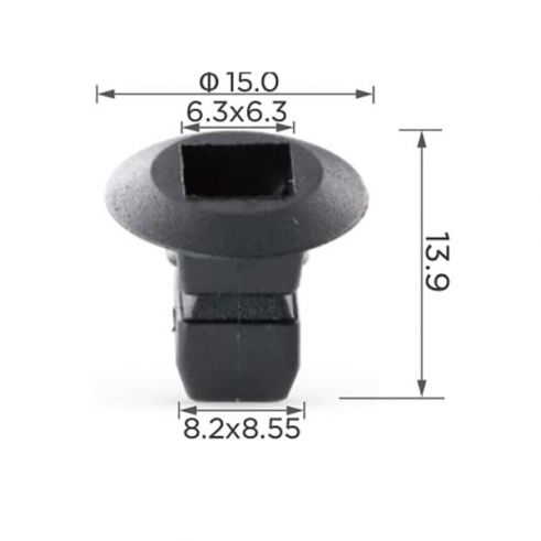 Клипса под саморез Audi VW N908-338-01