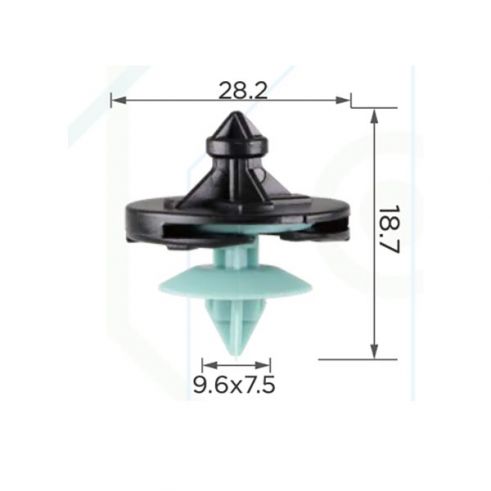 Кліпса внутрішньої обробки Audi Seat VW 1H0868243 Кліпса внутрішньої обробки Audi Seat VW 1H0868243