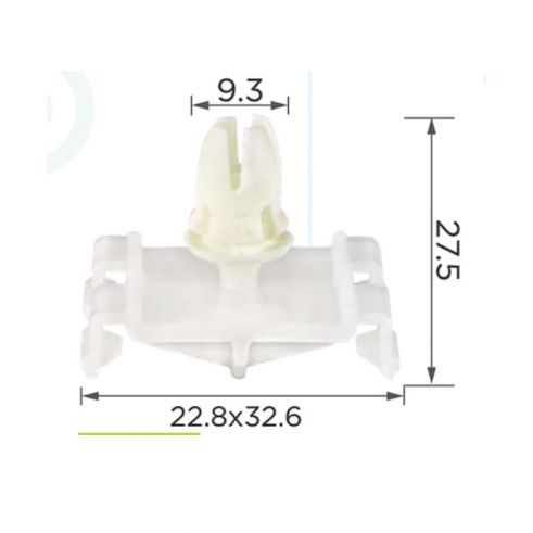 Кліпса молдингу Mercedes-Benz 0019888081 Кліпса молдингу Mercedes-Benz 0019888081