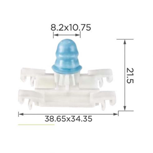 Клипса молдинга двери Audi VW 1H0853585B Клипса молдинга двери Audi VW 1H0853585B