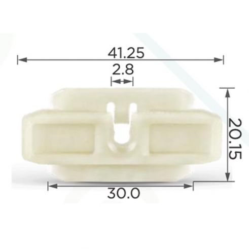 Клипса молдинга Audi VW 443853909A
