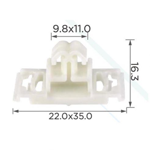 Клипса молдинга VW Audi 4A0853825