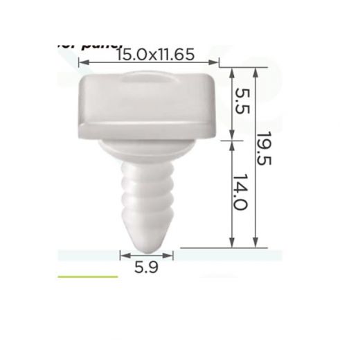 Клипса порога VW Seat 191853577A Клипса порога VW Seat 191853577A