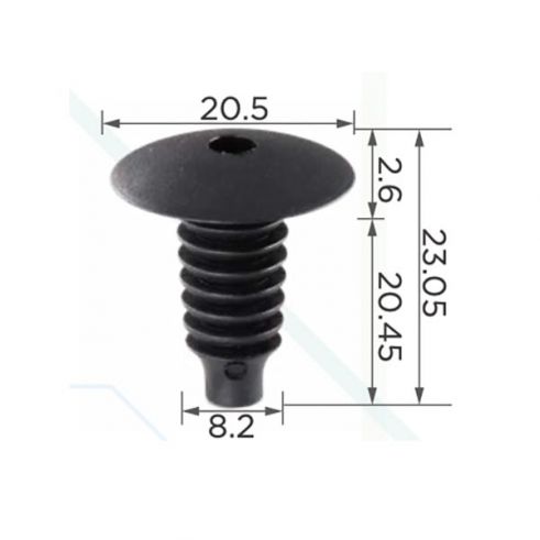 Клипса Audi VW N90201601H BMW 51471904317 Ford 699884 Opel 2207713 90082231 Клипса Audi VW N90201601H BMW 51471904317 Ford 699884 Opel 2207713 90082231