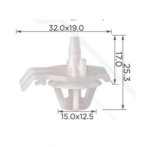 Клипса молдинга Mercedes 0019886381 Клипса молдинга Mercedes 0019886381