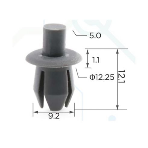 Клипса Audi VW N0385501 Mercrdes 1239900292 Ford 720067 Клипса Audi VW N0385501 Mercrdes 1239900292 Ford 720067