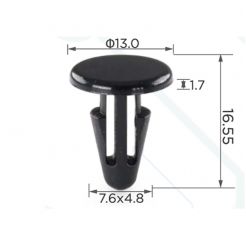 Клипса обшивки Acura Hond 90687SA50030 Toyota 9046707050 9046708008 Nissan 0155300172