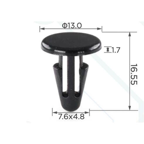 Клипса обшивки Acura Hond 90687SA50030 Toyota 9046707050 9046708008 Nissan 0155300172