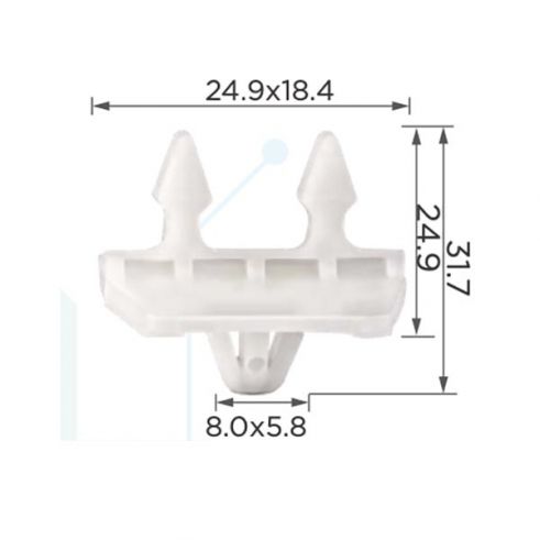 Клипса молдинга Mercedes 0019884681 Клипса молдинга Mercedes 0019884681