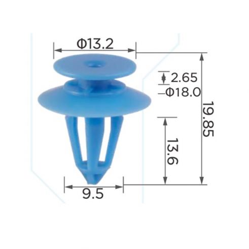 Клипса обшивки Audi VW 7L5853994 Renault 7701053516 7701057715 Клипса обшивки Audi VW 7L5853994 Renault 7701053516 7701057715