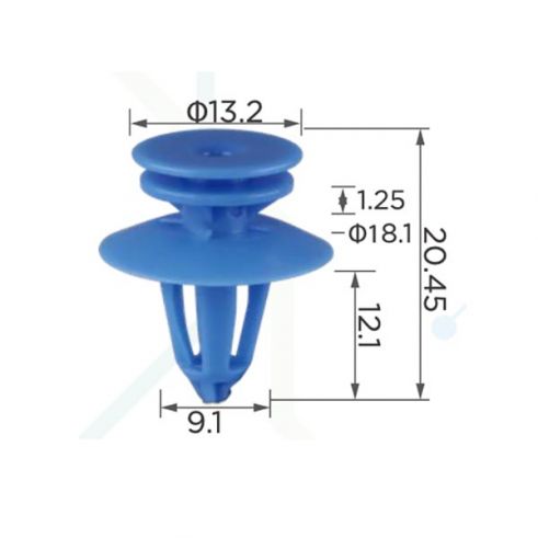 Клипса обшивки Ford 6099812 Клипса обшивки Ford 6099812