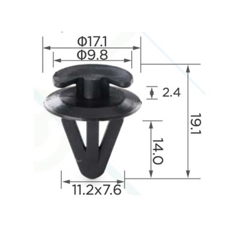 Кліпса обшивки BMW 51410151699 51418172050 Ford