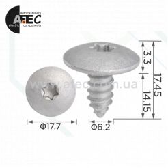 Саморіз BMW 17.7X6.2мм