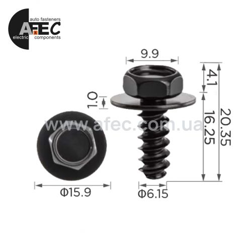 Саморез Toyota 9015960621 Саморез Toyota 9015960621