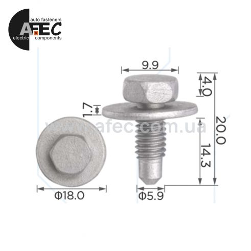 Болт Tesla 1060685-00-C Болт Tesla 1060685-00-C