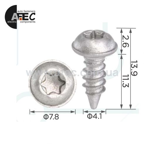 Саморез Tesla 1115453-00-B Саморез Tesla 1115453-00-B