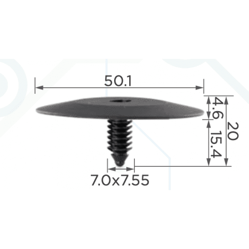 Клипса капота GM 3078511 3977775 Клипса капота GM 3078511 3977775