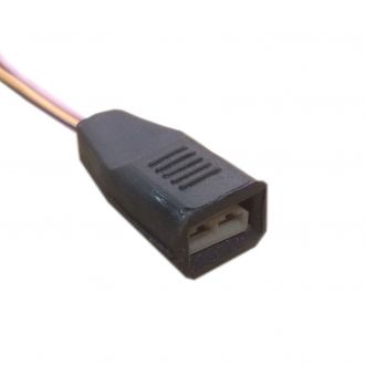 Автомобильный разъём гнездовой 12-х контактный серии 2,8мм для датчика заднего хода ВАЗ 2108 2109 с проводом Автомобильный разъём гнездовой 12-х контактный серии 2,8мм для датчика заднего хода ВАЗ 2108 2109 с проводом